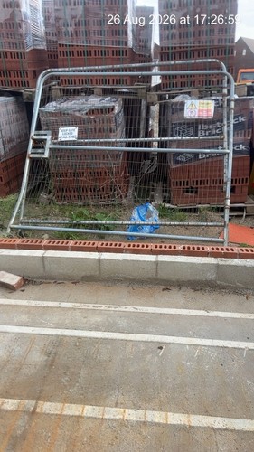 Heras fencing gate - fencing,