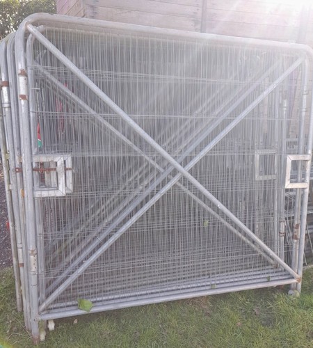 Heras fencing double site - fencing,